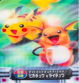 ポケモンずかんカードダス 3D ピカチュウ&ライチュウ
