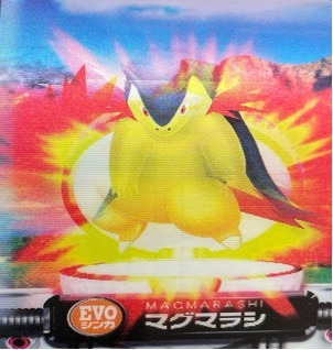 ポケモンずかんカードダス EVO ヒノアラシ・マグマラシ・バクフーン