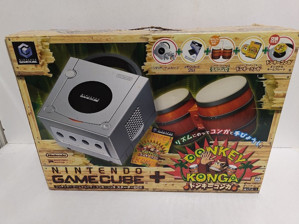 ゲームキューブ 本体 + ドンキーコンガ スターターBOX
