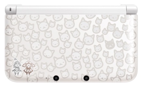 3DS LL モンスターハンター4 仕様　アイルーホワイト