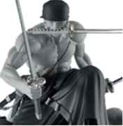 一番くじ DIORAMATIC ロロノア・ゾロ D賞 白黒トーン彩色 未開封