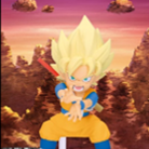 プライズ ドラゴンボールDAIMA パネル付きミニフィギュア 超サイヤ人 孫悟空 未開封