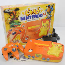 ニンテンドウ64 NINTENDO64 ピカチュウ(オレンジ&イエロー)