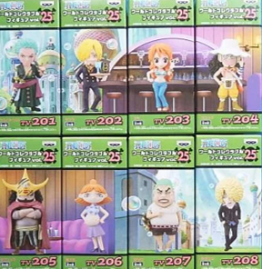 ワンピース ワールドコレクタブルフィギュアvol.25 全種セット 未開封
