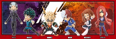 僕のヒーローアカデミア THE MOVIE ヒーローズ：ライジング ワールドコレクタブルフィギュア 全種セット