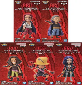 ワンピース ワールドコレクタブルフィギュア FILM RED vol.3 全種セット 未開封
