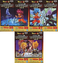 ドラゴンボール ワールドコレクタブルフィギュア BATTLE OF SAIYANS vol.5 全種セット 未開封
