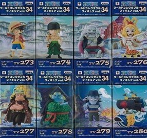 ワンピース ワールドコレクタブルフィギュアvol.34 全種セット 未開封