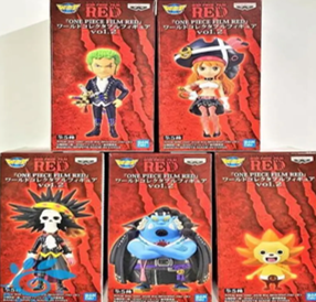 ワンピース ワールドコレクタブルフィギュア FILM RED PREMIUM vol.2 全種セット 未開封