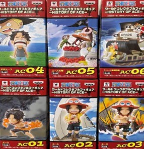 ワンピース ワールドコレクタブルフィギュア HISTORY OF ACE 全種セット 未開封