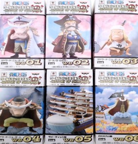 ワンピース ワールドコレクタブルフィギュア HISTORY OF SHIROHIGE 全種セット 未開封