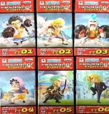 ワンピース ワールドコレクタブルフィギュア FIGHT‼ 全種セット 未開封