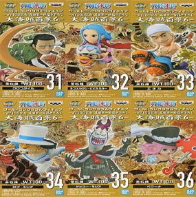 ワンピース ワールドコレクタブルフィギュア WT100記念 尾田栄一郎描き下ろし 大海賊百景6 全種セット 未開封