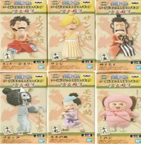 ワンピース ワールドコレクタブルフィギュア ワノ国3 全種セット 未開封