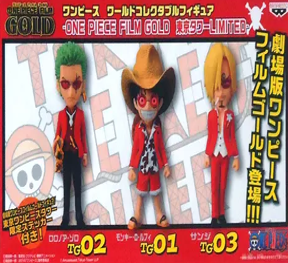 ワンピース ワールドコレクタブルフィギュア 東京タワーLIMITED FILM GOLD 未開封