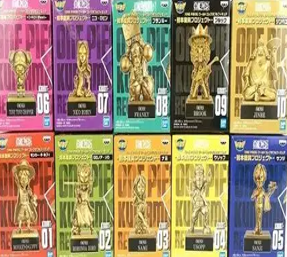 ワンピース ワールドコレクタブルフィギュア 熊本復興プロジェクト 銅像ミニフィギュア 全種セット 未開封