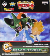 ドラゴンボール 一番くじ  ワールドコレクタブルフィギュアZ編 C賞 セル＆ベジータ 未開封