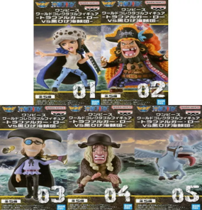 ワンピース ワールドコレクタブルフィギュア トラファルガー・ローVS黒ひげ海賊団 全種セット 未開封