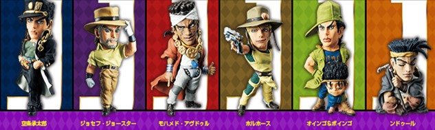 ジョジョ スターダストクルセイダース ワールドコレクタブルフィギュアvol.6 全種セット 未開封
