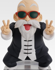一番くじ ドラゴンボール ASSEMBLE COLLECTION 孫悟空少年期編 B賞 亀仙人(黒,内袋未開封)