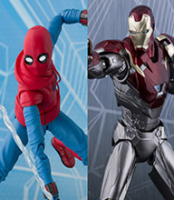 スパイダーマン（ホームカミング） ホームメイドスーツver. & アイアンマン マーク47 未開封