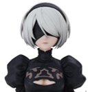 一番くじ NieR:Automata ver1.1a B賞 2B アートスケールフィギュア 未開封