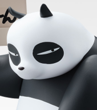 一番くじ TVアニメ「らんま1/2」 2弾 E賞 玄馬（パンダ）のお役立ちフィギュア 未開封