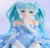 プライズ 初音ミク ぬーどるストッパー Flower Fairy ネモフィラ ペールブルーver. 未開封