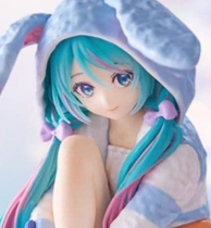 プライズ 初音ミク ぬーどるストッパー うさ耳パジャマ・ブルーver. 未開封