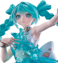 プライズ 初音ミク BANPRESTO EVOLVE Clearluxe EmeraldGem 未開封