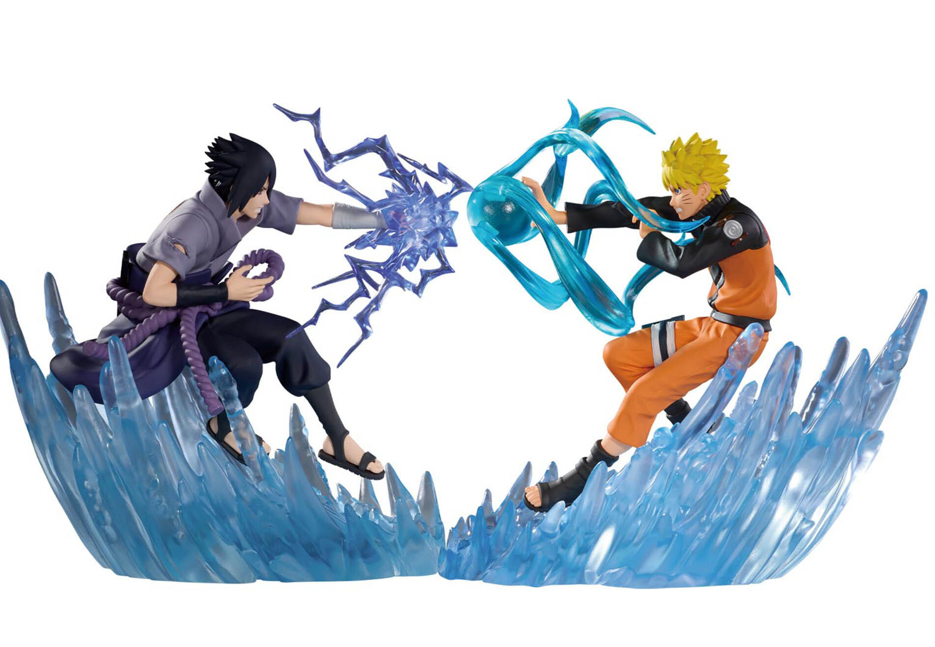 プライズ Combination Battle2 疾風伝 うずまきナルト・うちはサスケ 2種セット 未開封/開封済美品/箱無し